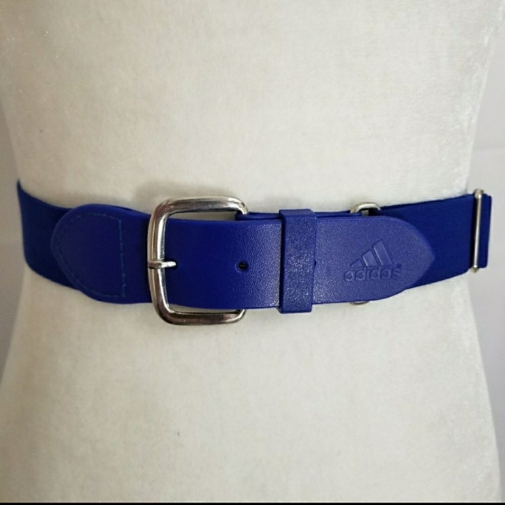 Adidas Stretch Belt Blue Silver Golf Elast…